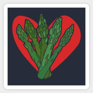 I love asparagus Sticker